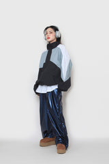 トリプルカラードジップアップ / triple-colored zip-up