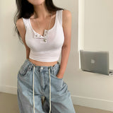 [Bellide made] Get-Up Snap Button Sleeveless