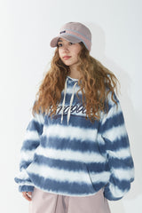 タイダイフーディ / BSR2223FWPO009 BS TIE-DYE HOODIE NAVY