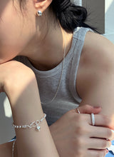 [92.5silver]フックハートブレスレット