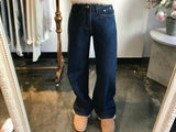 ワイドフィットデニムパンツ/WIDE FIT DARK BLUE DENIM PANTS [17789]