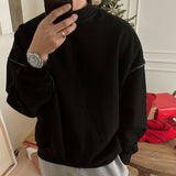 ASCLO Warm Stitch High Neck Sweat Shirt (4color)
