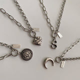 ムーン2ウェイボールドネックレス/dfe Moon Two way Bold Necklace