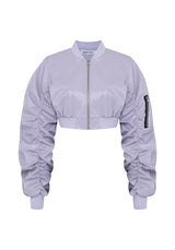 クロップボンバージャケット / CROP BOMBER JACKET