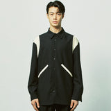エッセンシャルバラシティシャツ / essential varsity shirts black