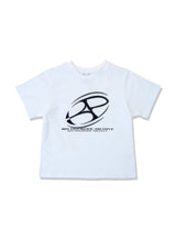 BIG GRAPHIC LOGO CROP TEE WHITE
