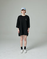 WオーバーサイズTシャツ / W Oversize T-shirts (Black)