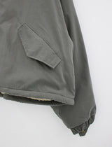 ウールショートパッデッドジャンパー/Wool short padded jumper (2color)