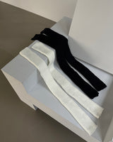 リブドニットウェアオーバーサイズソックスレッグウォーマー