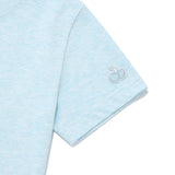 スモールチェリークロップ丈のTシャツ／SMALL CHERRY CROP T-SHIRT [MELANGE SKY]
