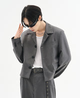 ロンドスリーボタンブレザー / [自主製作] Lond three button blazer (2 color)