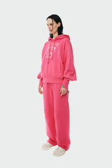 パッチスウェットパンツ/Patch sweatpants(pink)