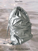 Future silver backpack