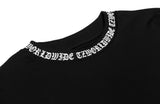 TZ RIB OVERSIZED LONG SLEEVE TEE - BLACK