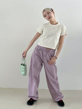 Flower daisy cropped t