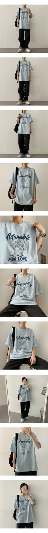 ローズベア半袖Tシャツ