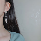 エンジェルハートピアス / Silver Angel Heart Piercing