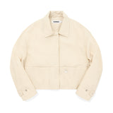 MONO CHERRY PADDING SHIRT [SAND]