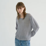 ラウンドリネンニット / ROUND LINEN KNIT