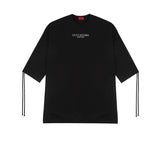 シャーリングスウェットシャツ / 0 3 shirring sweat shirt - BLACK