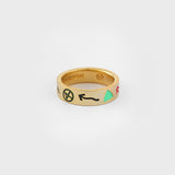 DOODLE RNG(6mm) SILVER925(18K GOLD PLATED)