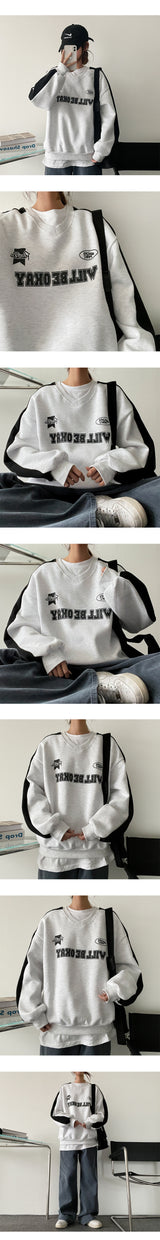 [Fleece] Cyline V-neck sweatshirt