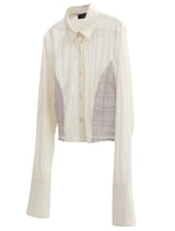 ウェーブクロップシャツ/WAVY CROPPED SHIRT