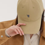 VZ Minimal Logo Ball Cap / Beige