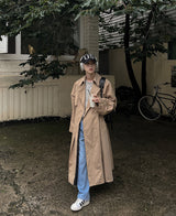 ダディフットバックケープトレンチコート / Daddy Fit Back Cape Trench Coat (3 color)