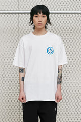 LOGO&SMILEY TEE [WHITE] (6552887558262)