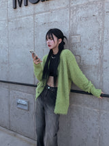 (UNISEX）オズブクルヘアカーディガン