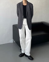 ベーシックツーボタンジャケット / FL Basic Two Button Jacket (2 colors)