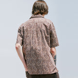 パラダイスペイズリーハワイアンシャツ / PARADISE PAISLEY HAWAIIAN SHIRT BROWN