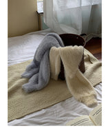 Conch angora turtleneck knit