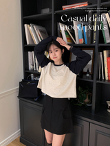 NP Cargo Back Banding Mini Skirt (3color)