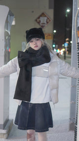 Ribbon Muffler_Fairy black