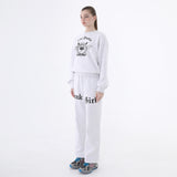 バンブッククラブスウェットシャツ/0 7 banned book club sweatshirt - LIGHT GREY