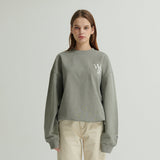 WHATTHE F.B ロゴ 刺繍 スウェット シャツ/WHATTHE F.B Logo Embroidered Sweat Shirt Olive