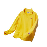 CHERRY OPEN COLLAR SWEATSHIRT [MUSTARD]