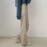 [ハイウェスト］ワンボタンピンタックスラックス / [High waist] one-button pin tuck slacks