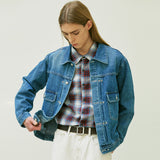 RIVETED 2ND TYPE DENIM JACKET BLUE