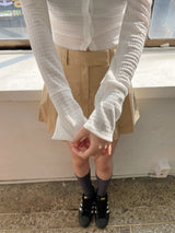 フェアリーカフクロップシャツ
