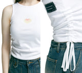 [ARTIST EDITION] TCP X WOOYOORI RIBBON SLEEVELESS TOP