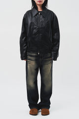 Charles Vegan Leather Jacket (3color)