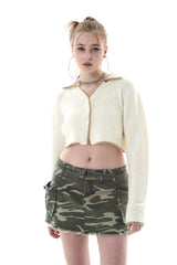 ミリタリーミニスカート/MILITARY MINI SKIRT