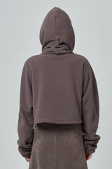 Turtleneck cropped hoodie_cocoa (6676831174774)