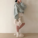 [BELLIDE MADE] Sailor Loose Fit Double-Sided Raised Half Zip-Up Sweat