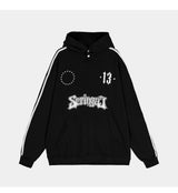 (ユニセックス) トラックスポーティーオーバーフードTシャツ / (Unisex) Track Sporty Over Hoodie T (3colors)
