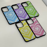 pink cotton candy heart beam epoxy case