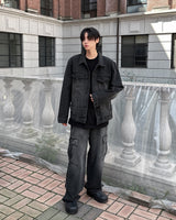 Thurs denim tracker jacket